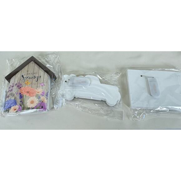 New In Box LED Light Up Easter Decor Bunny Gnome Plush Beaded Garland Banner - Picture 8 of 11